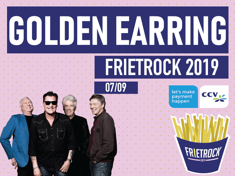 2019 Golden Earring Frietrock Ieper announcement September 07 2019